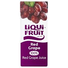 FRUIT JUICE LIQUI FRUIT 200ML RED GRAPE (24 S) (58783)