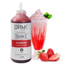 MILKSHAKE SYRUP STRAWBERRY 1L DRNK (MSHAKESB)