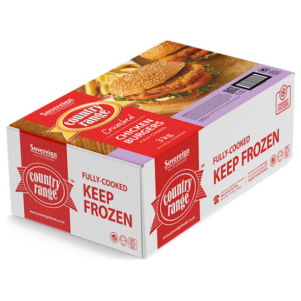 CHICKEN BURGER PATTIES 3KG 