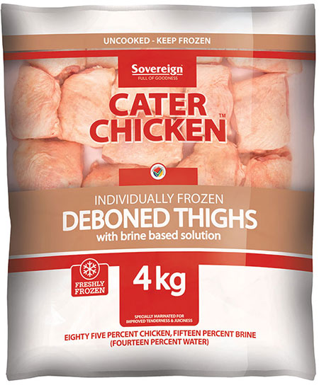 CHICKEN THIGHS (BONELESS) 4KG 