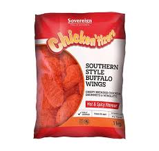 CHICKEN BUFFALO WINGS SPICY (6X1KG) SOUTHERN STYLE