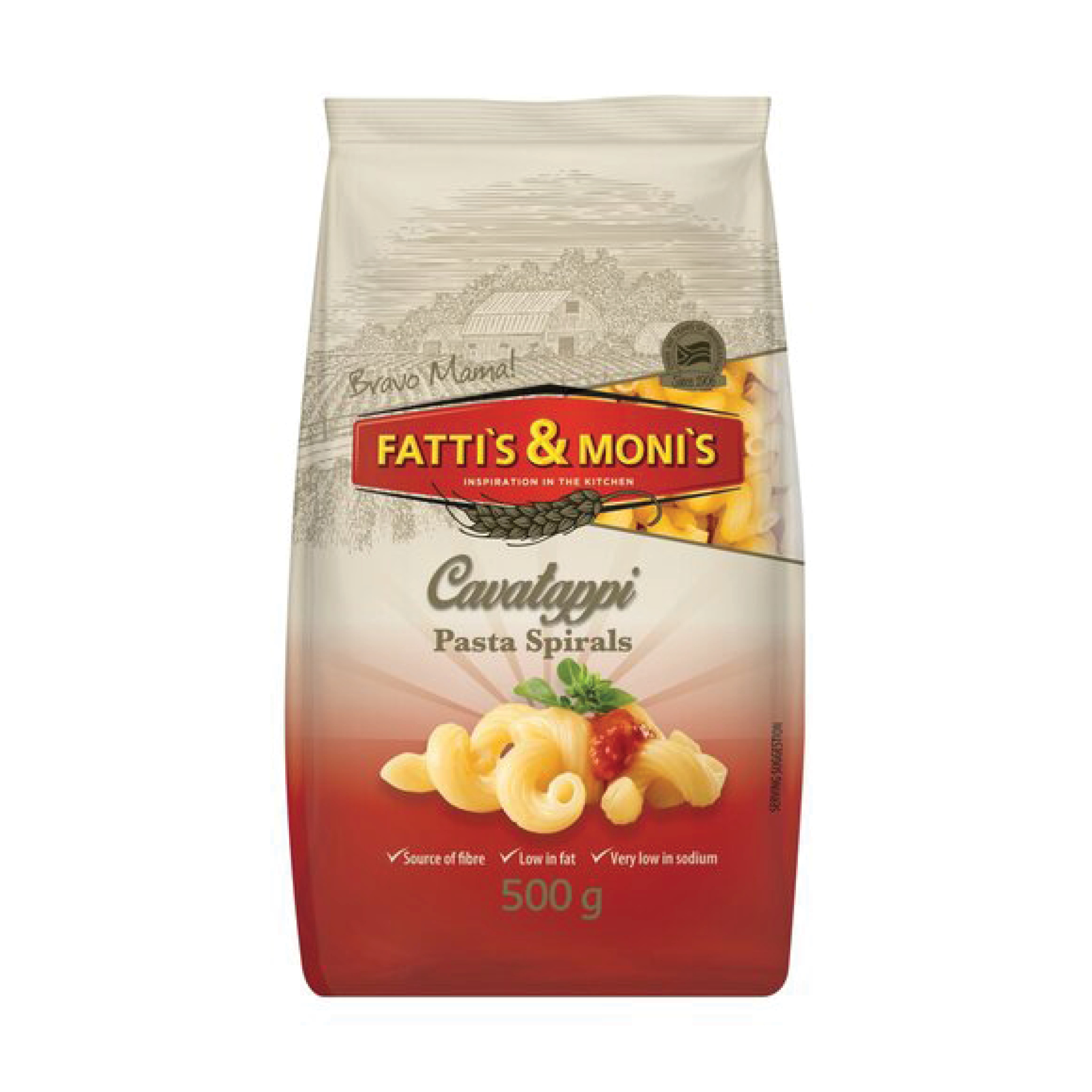 PASTA SPIRALS CAVATAPPI 500G (20)