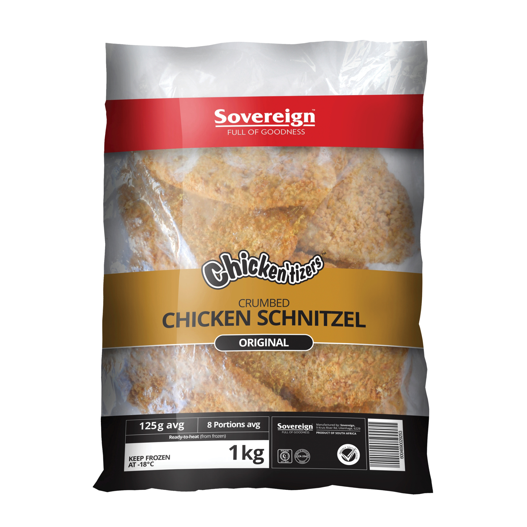 CHICKEN READY TO GO SCHNITZEL RAINBOW 6KG