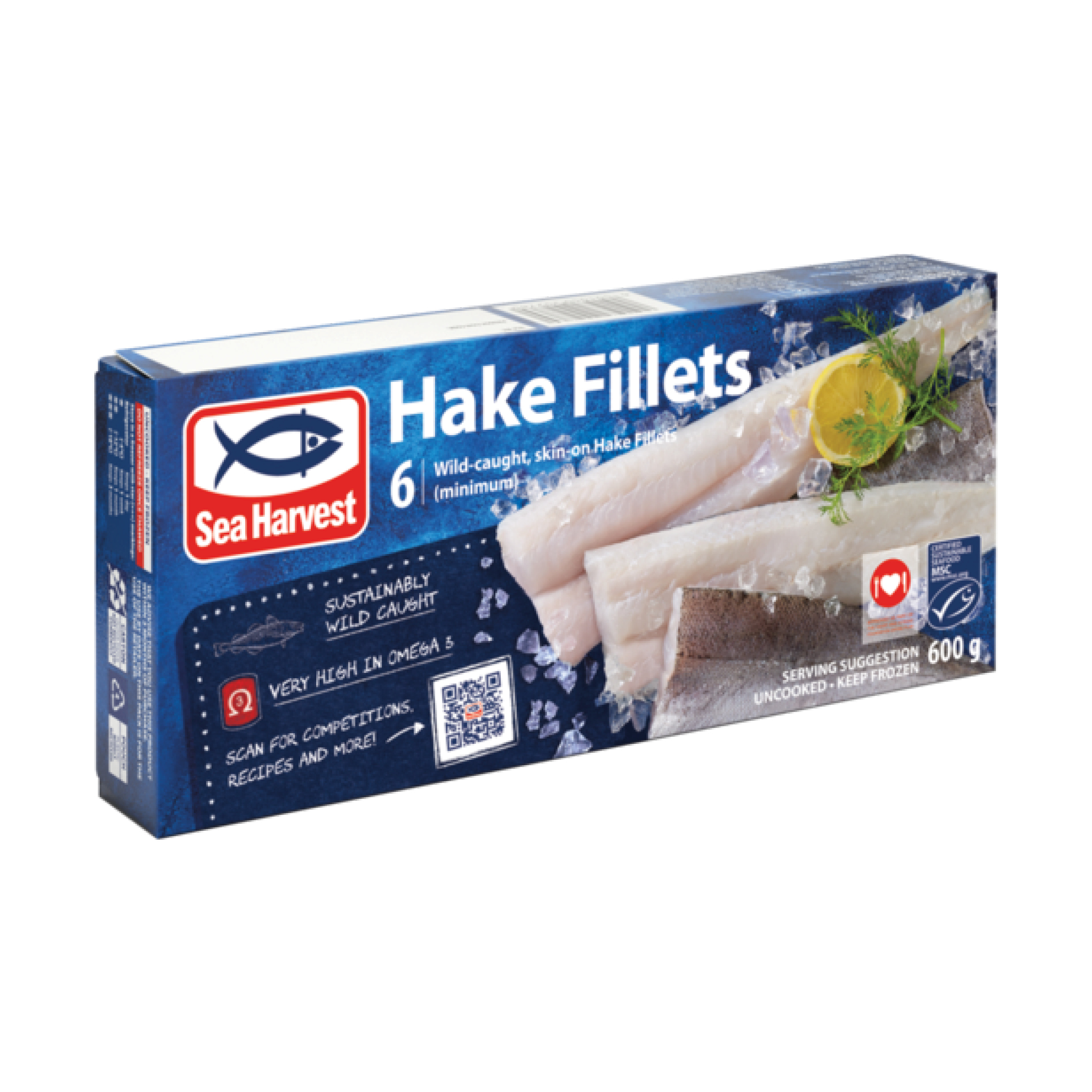 HADDOCK FILLET SKIN ON (6/8) 5KG