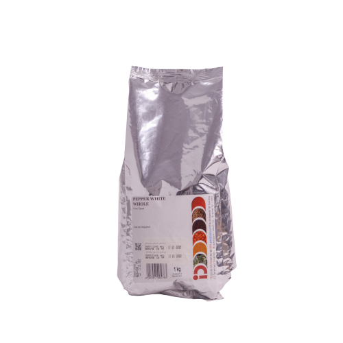 PEPPER WHITE WHOLE 1KG 