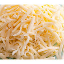 CHEESE CHEDDAR WHITE GRATED (2KG BAG) P/KG