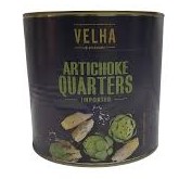 ARTICHOKES QUARTERS 2.5 KG 