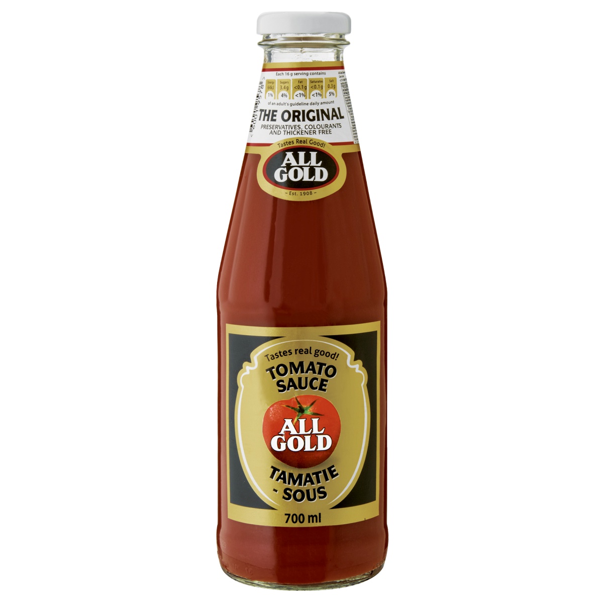 TOMATO SAUCE ALL GOLD 700ML 