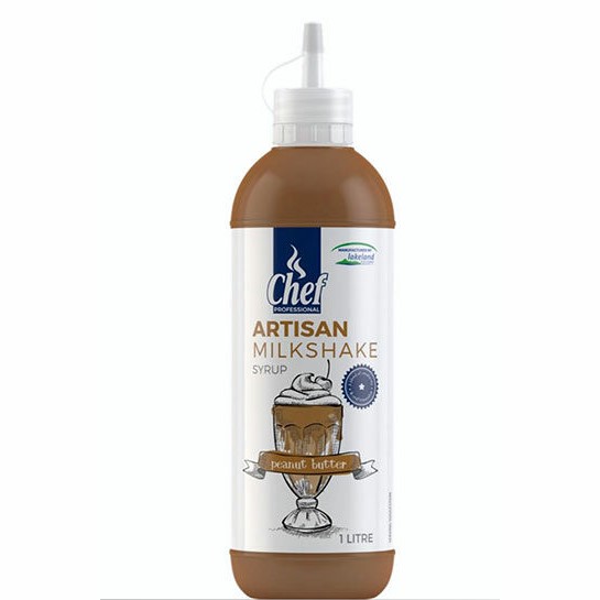 MILKSHAKE SYRUP PEANUT BUTTER 1L CHEF