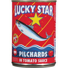 PILCHARDS IN TOMATO SAUCE 155G LUCKY STAR (22015)