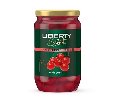 CHERRIES MARACHINOS WITH STEM 400GR