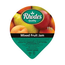 JAM PORTIONS MIXED FRUIT RHODES (200X15G)