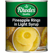 PINEAPPLE RINGS 825G RHODES 