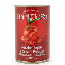 TOMATO PEELED CHOPPED 400G 