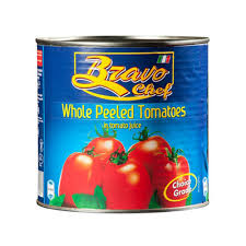 TOMATO WHOLE PEELED 2.55 KG 