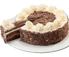 BRENELL CAKE BLACK FOREST DESSERT 24CM FROZEN