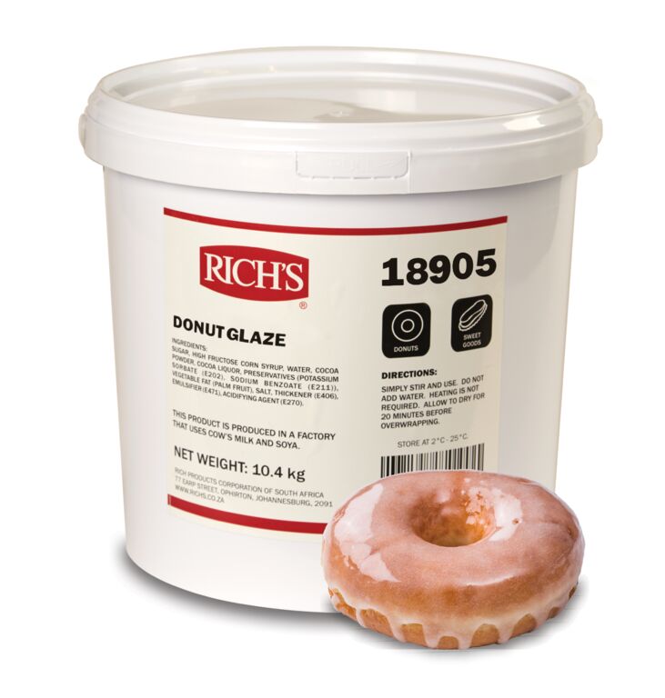 DONUT GLAZE 10KG RICH (18905)