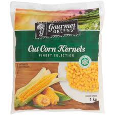 CORN FROZEN KERNELS 1KG 