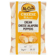 MCCAIN CREAM CHEESE JALAPENO POPPERS (6X1KG) (5905)