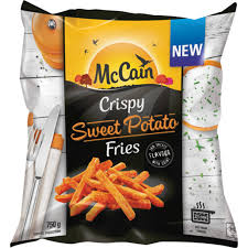 CHIPS MCCAIN SWEET POTATO FRIES  (12.X750GR) BOX (4279)