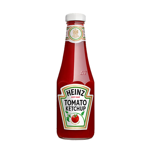 TOMATO KETCHUP GLASS HEINZ 375ML