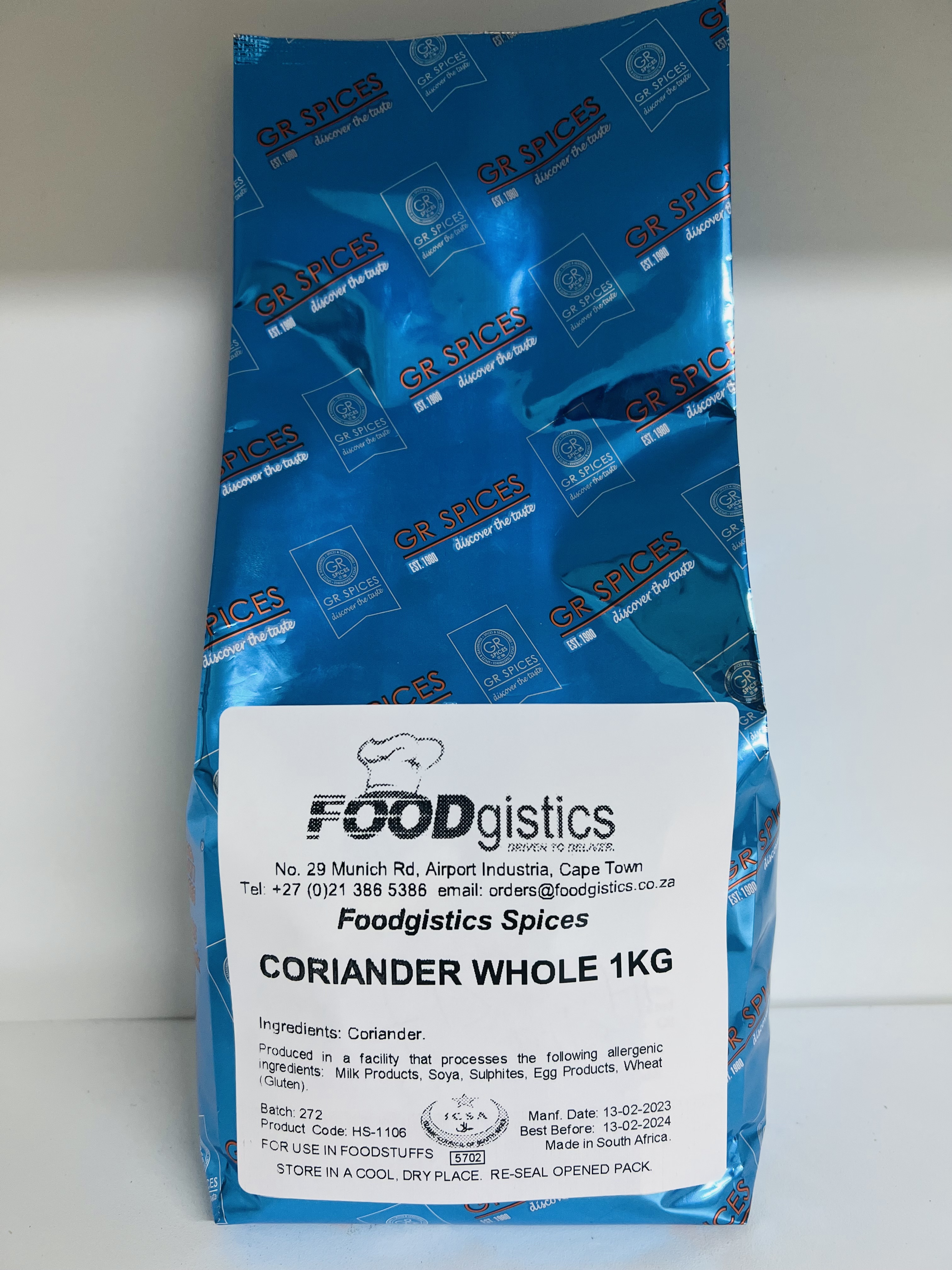 CORIANDER WHOLE 1 KG 