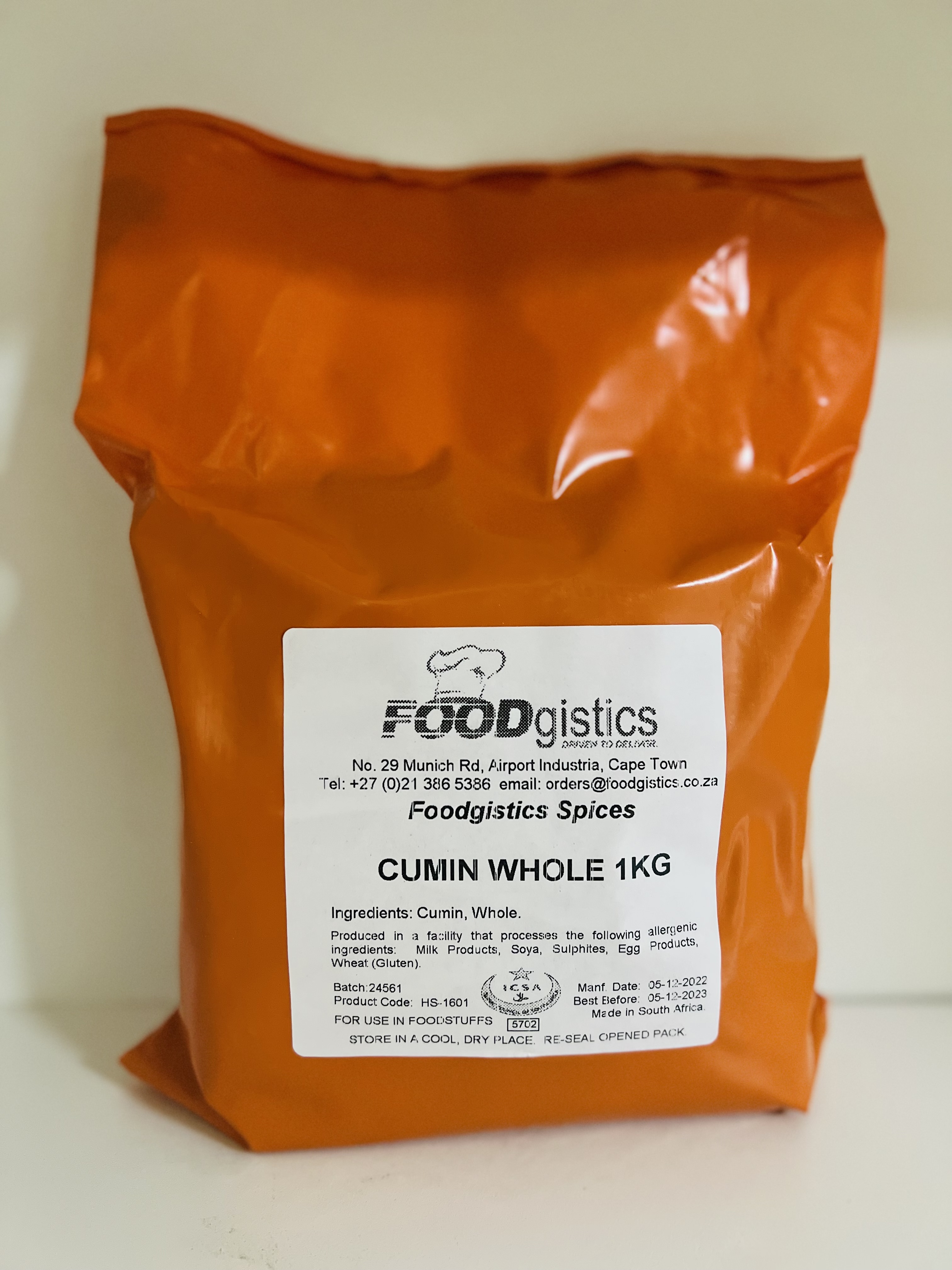 CUMIN WHOLE 1KG 