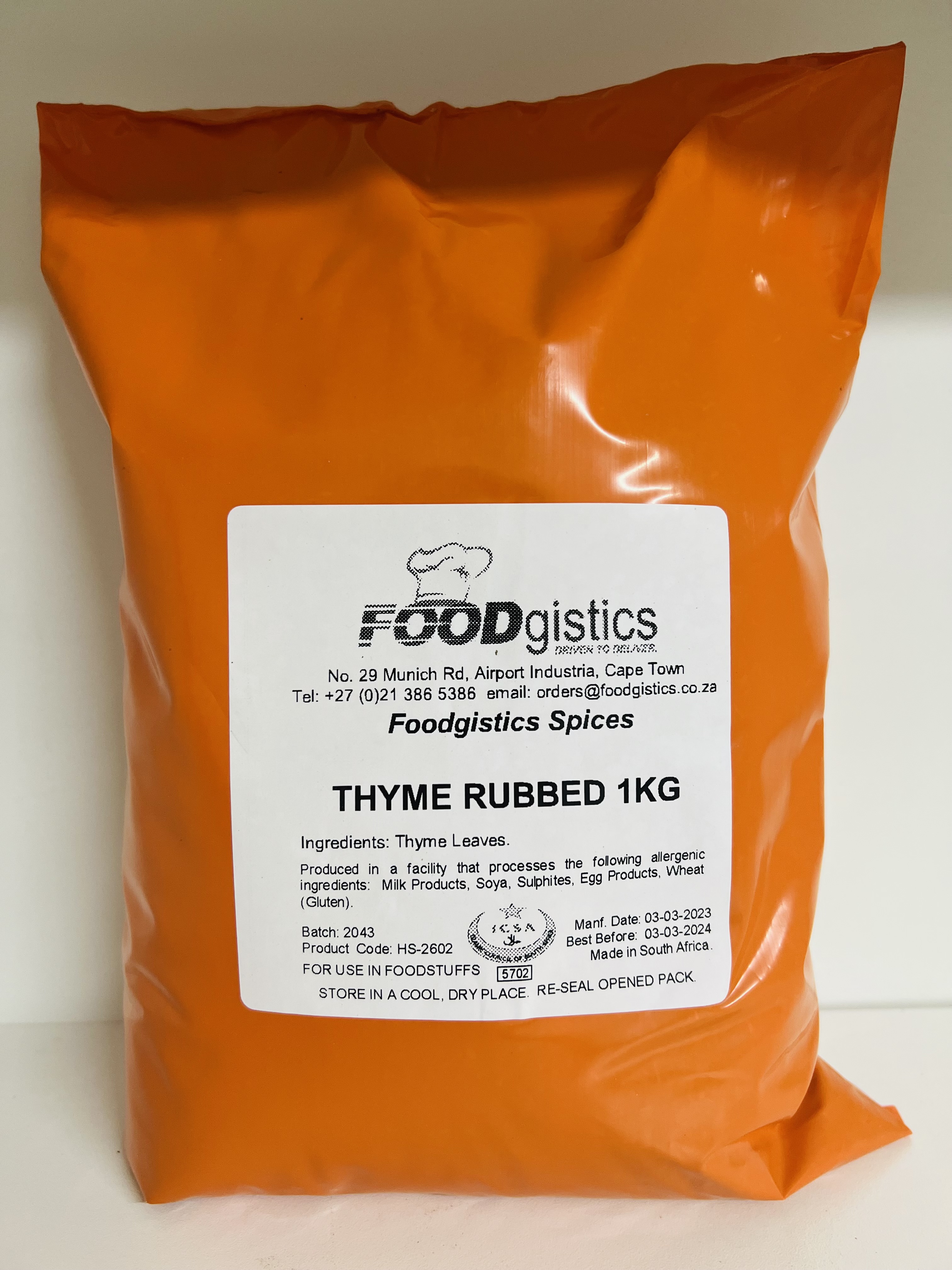 THYME GROUND 1KG 
