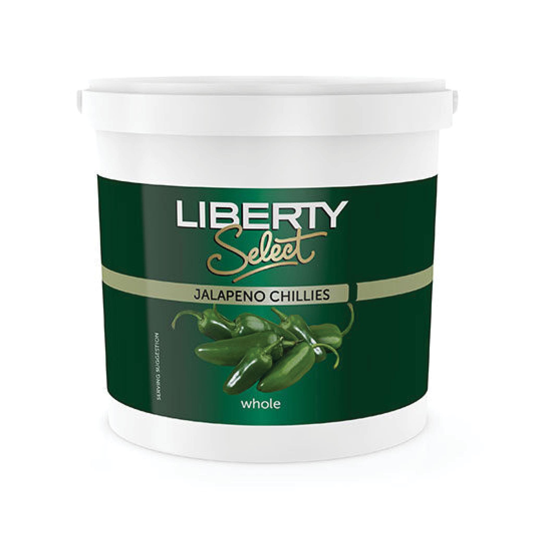 JALAPENOS CHILLIES WHOLE 2.5KG BUCKET