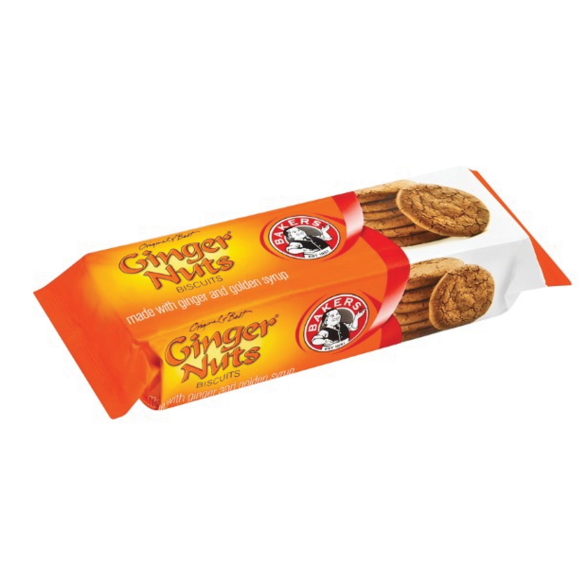 BISCUITS GINGER NUTS (BAKERS) 200G