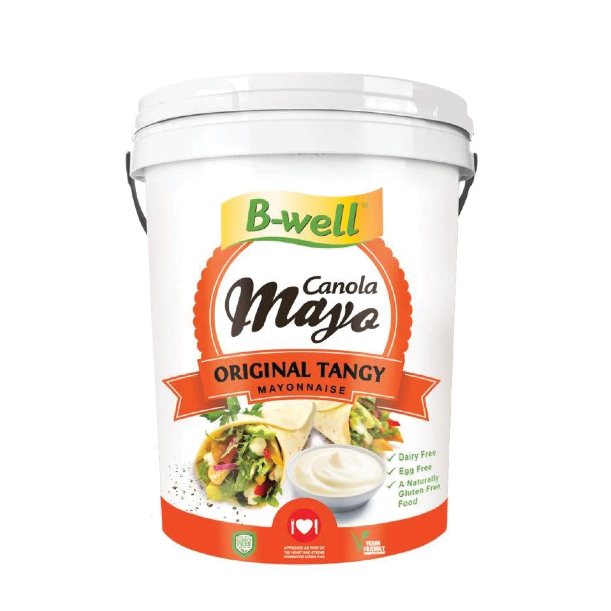 MAYONNAISE B-WELL ORIGINAL TANGY 20L