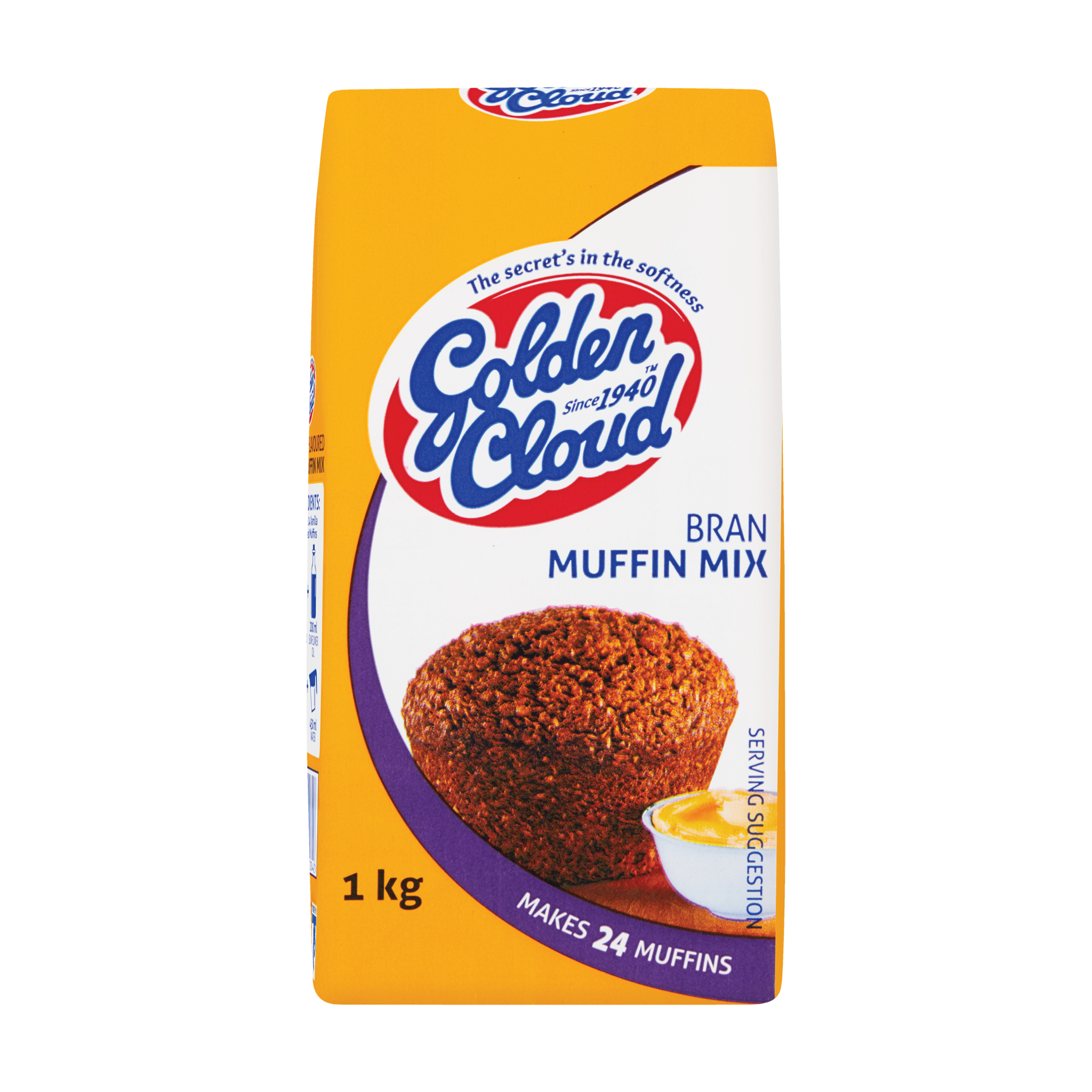 PREMIX MUFFIN BRAN 1KG GOLDEN CLOUD (BKE4381)
