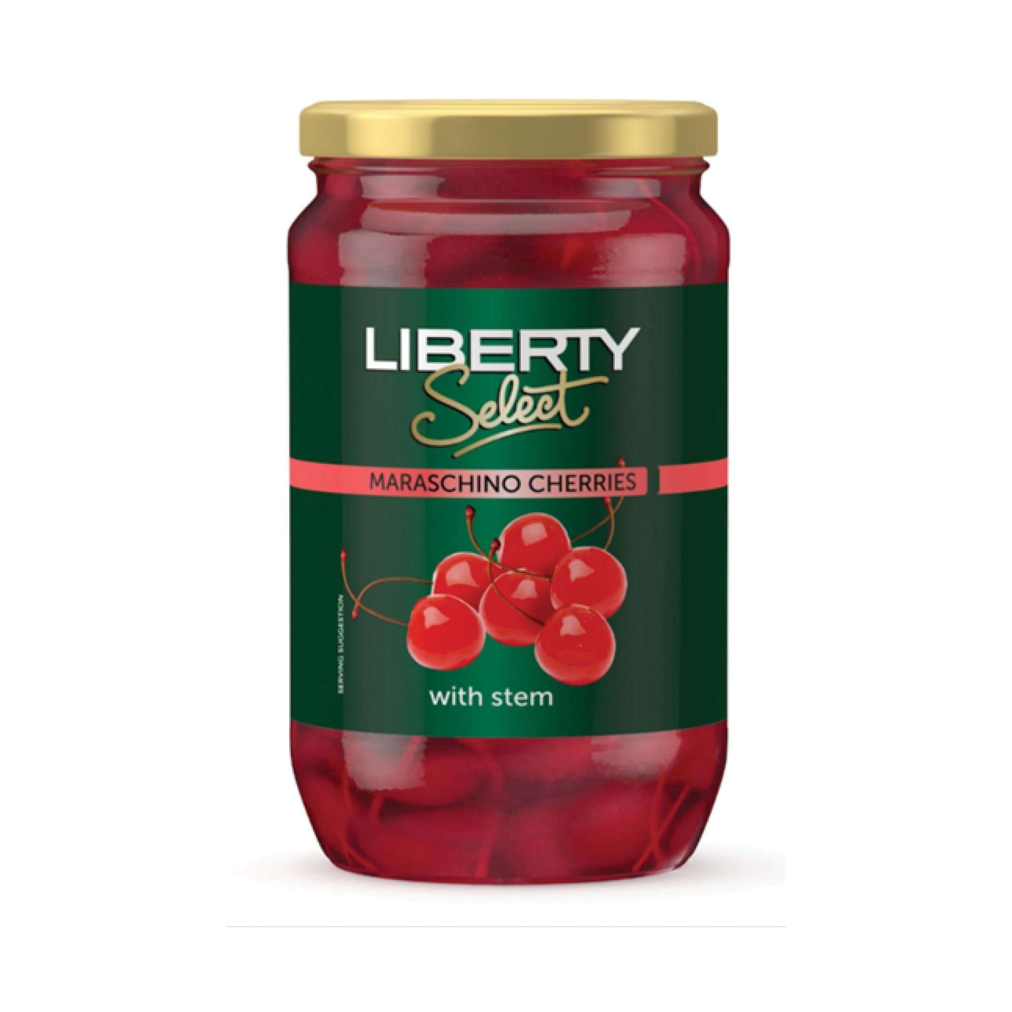 CHERRIES MARASCHINO WITH STALK 370ML