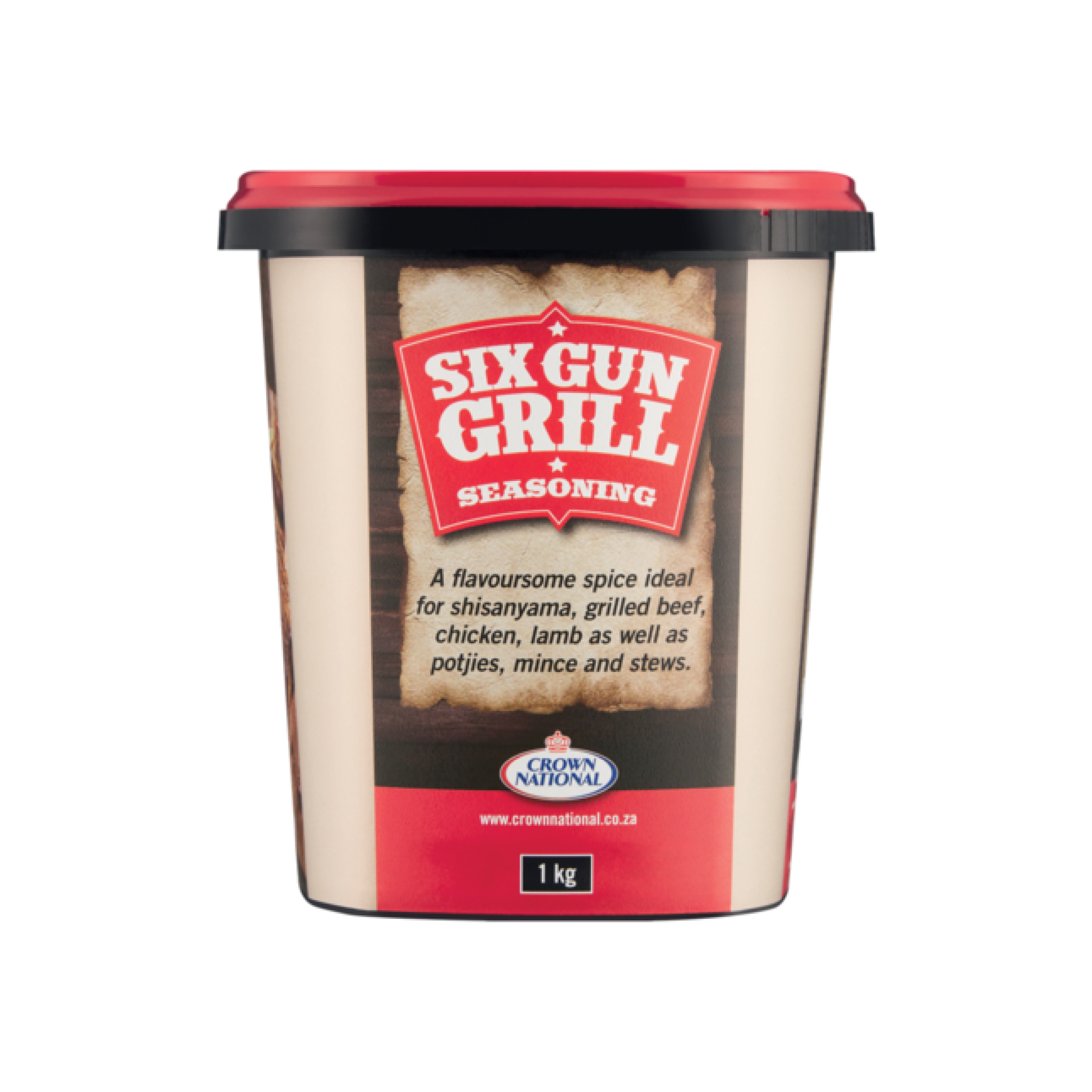 SIX GUN BBQ SEASONING 1KG 