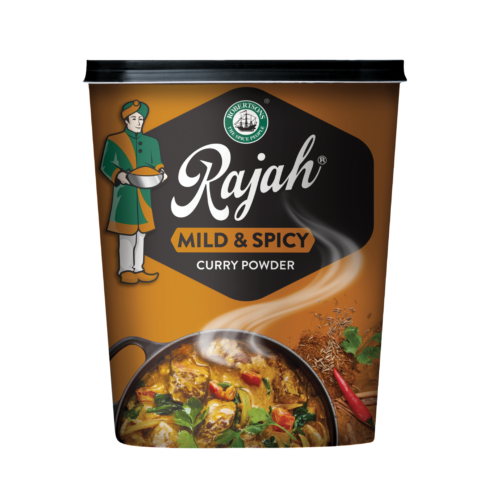 ROBERTSONS RAJAH MILD AND SPICY 800G TUB