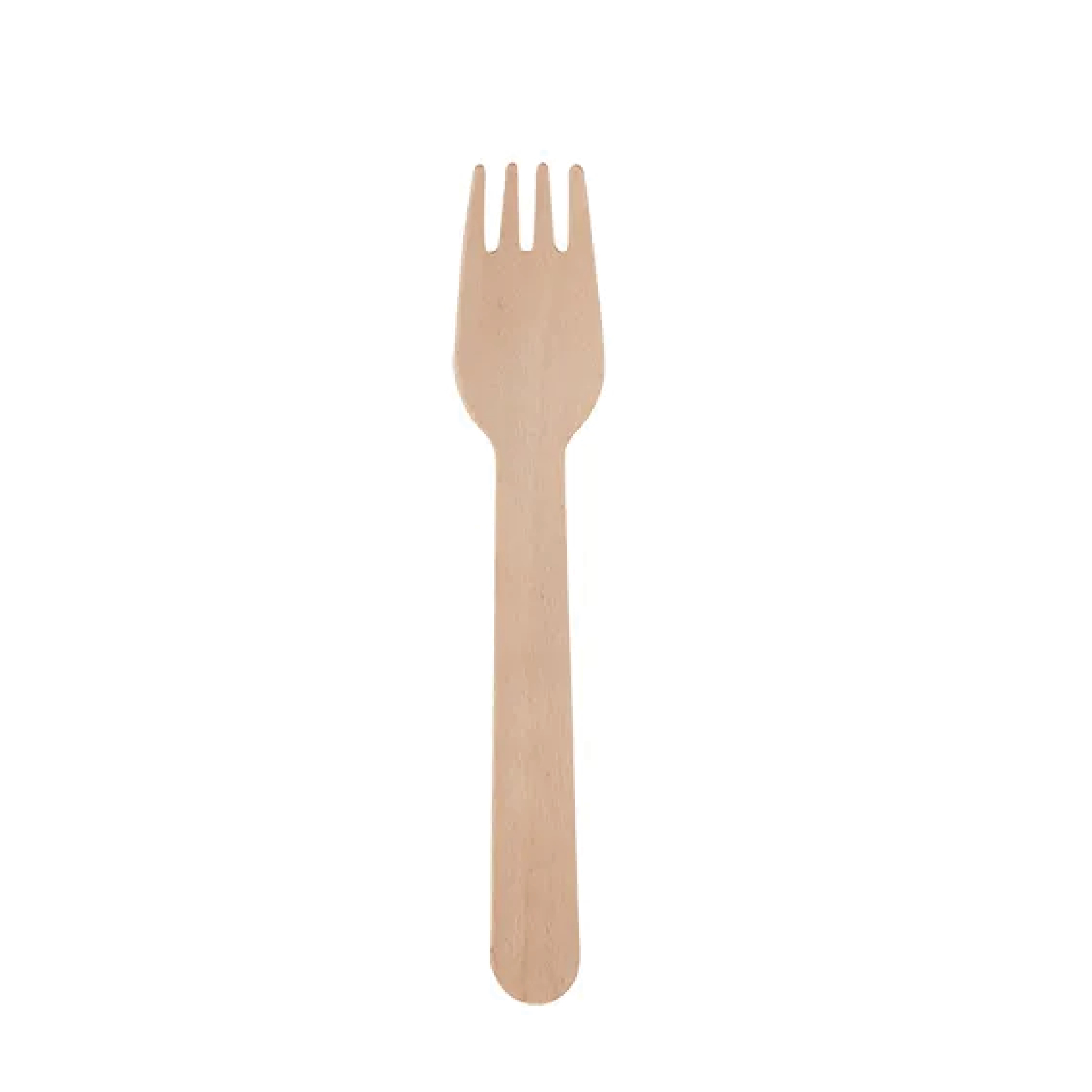 WOODEN FORK 165MM (100S) 