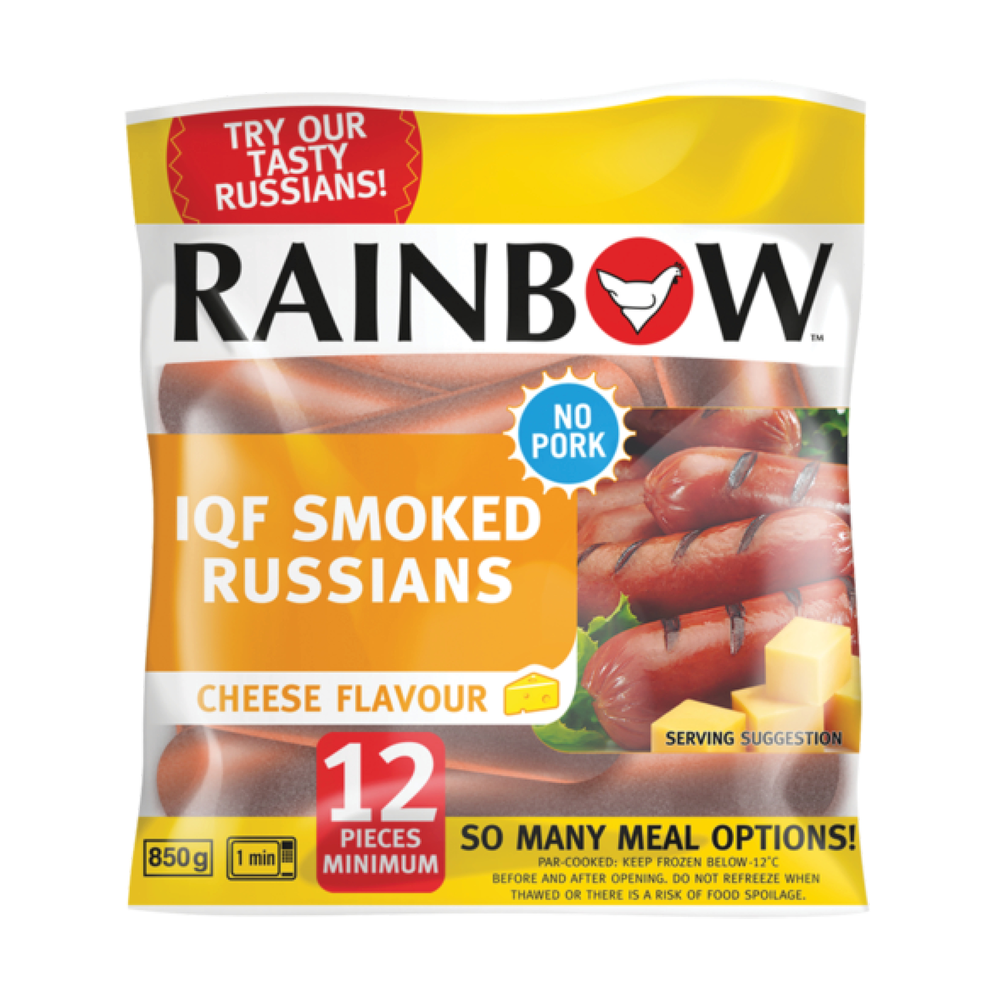 CHICKEN STRIPS RAINBOW 6KG BOX (8680)