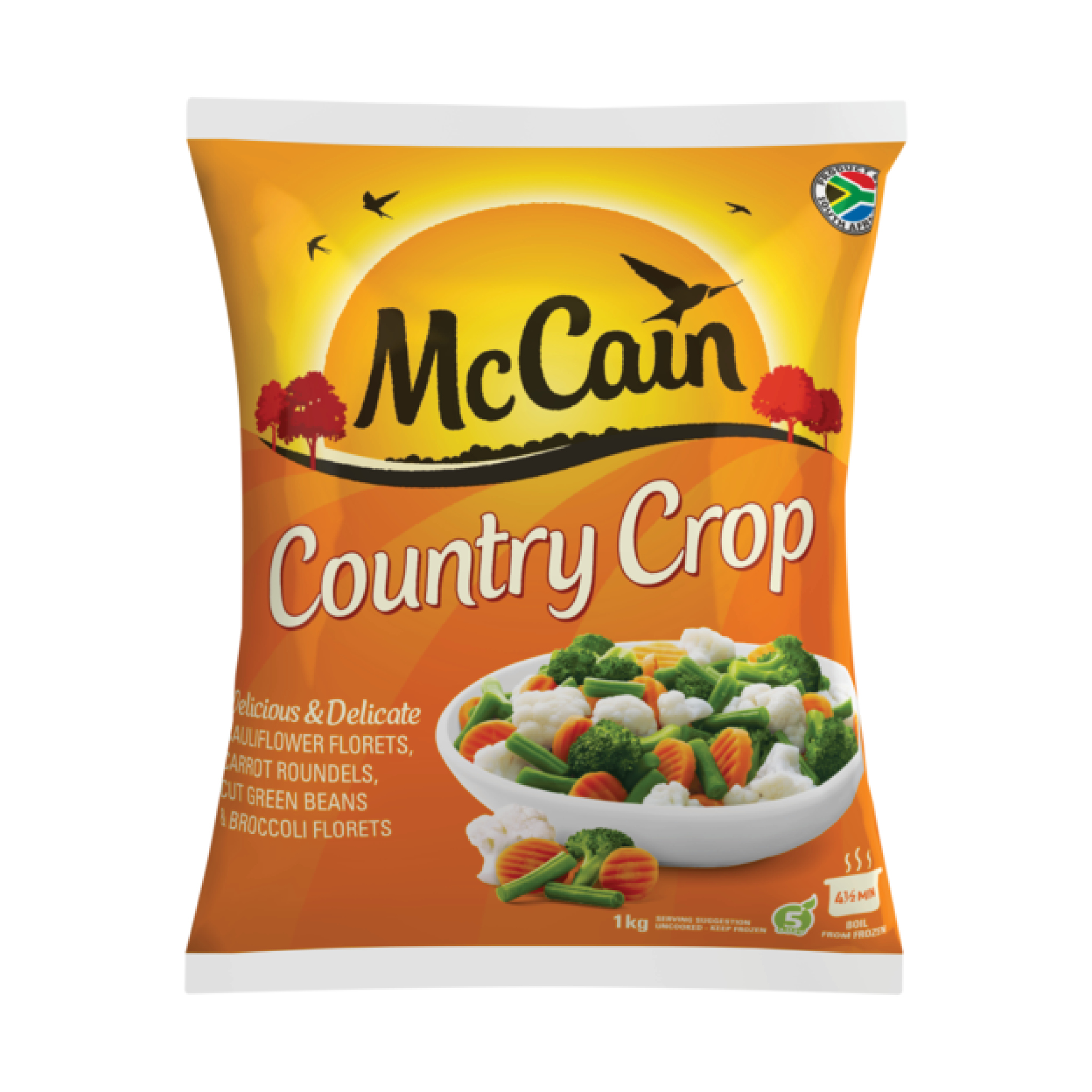 MIXED VEGETABLES MCCAIN (6 X 1KG) (3032)