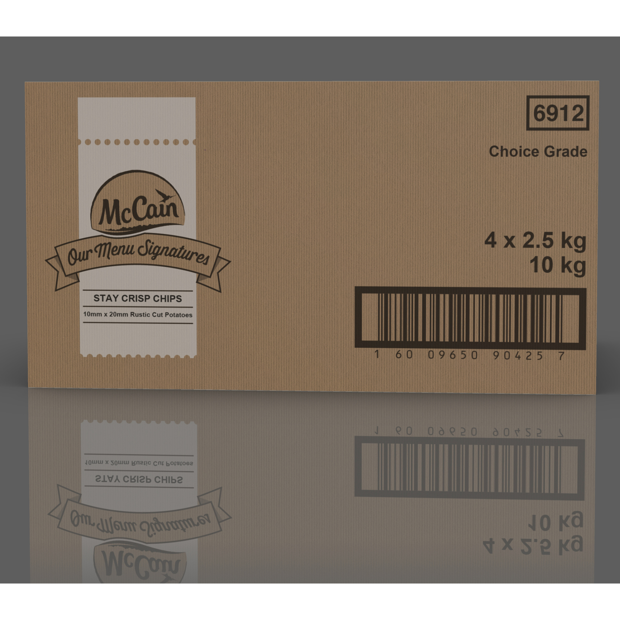 CHIPS MCCAIN SIGNATURE RUSTIC CUT (6X2.5KG) BOX (9629)