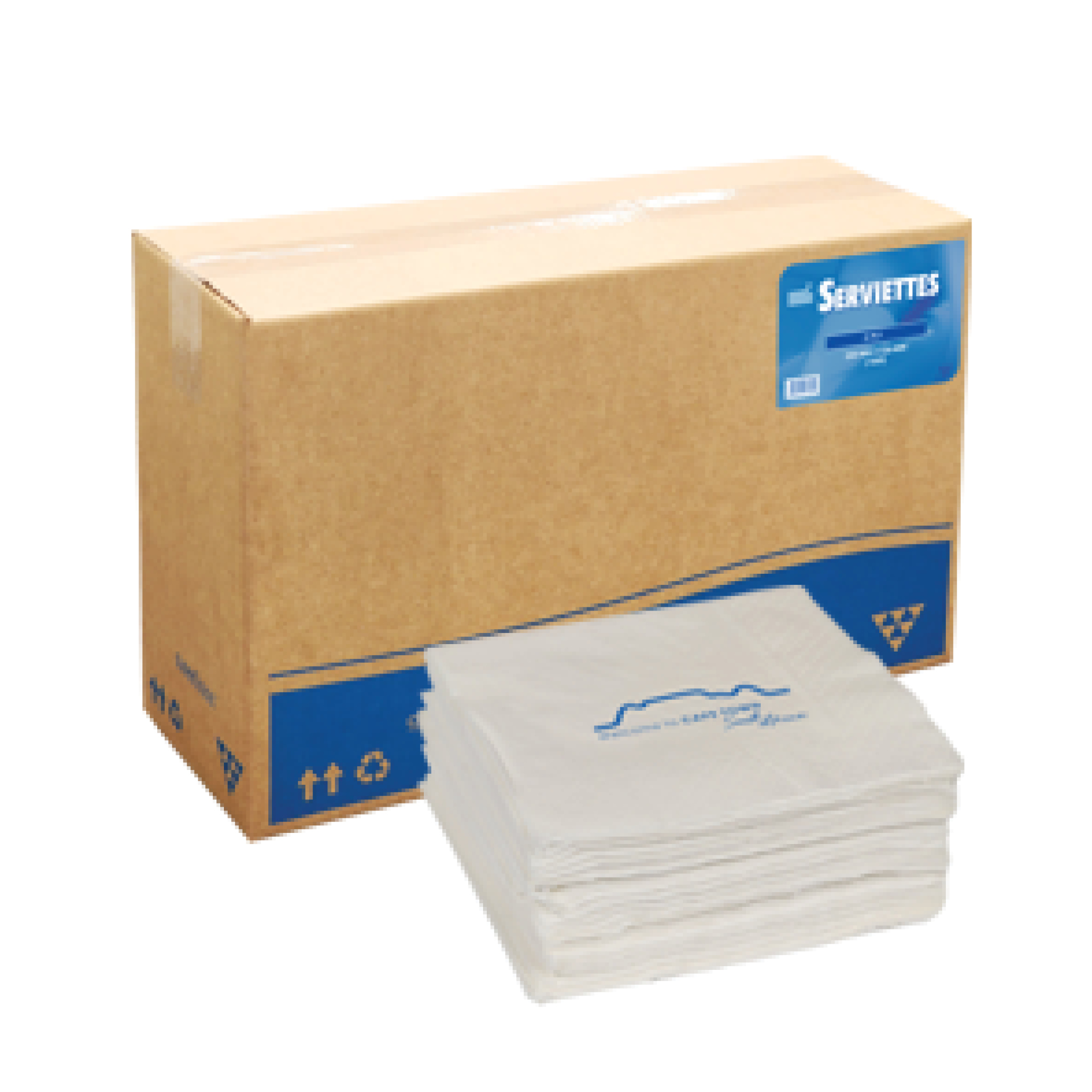 SERVIETTE 2 PLY BOX (330X330) (800S)