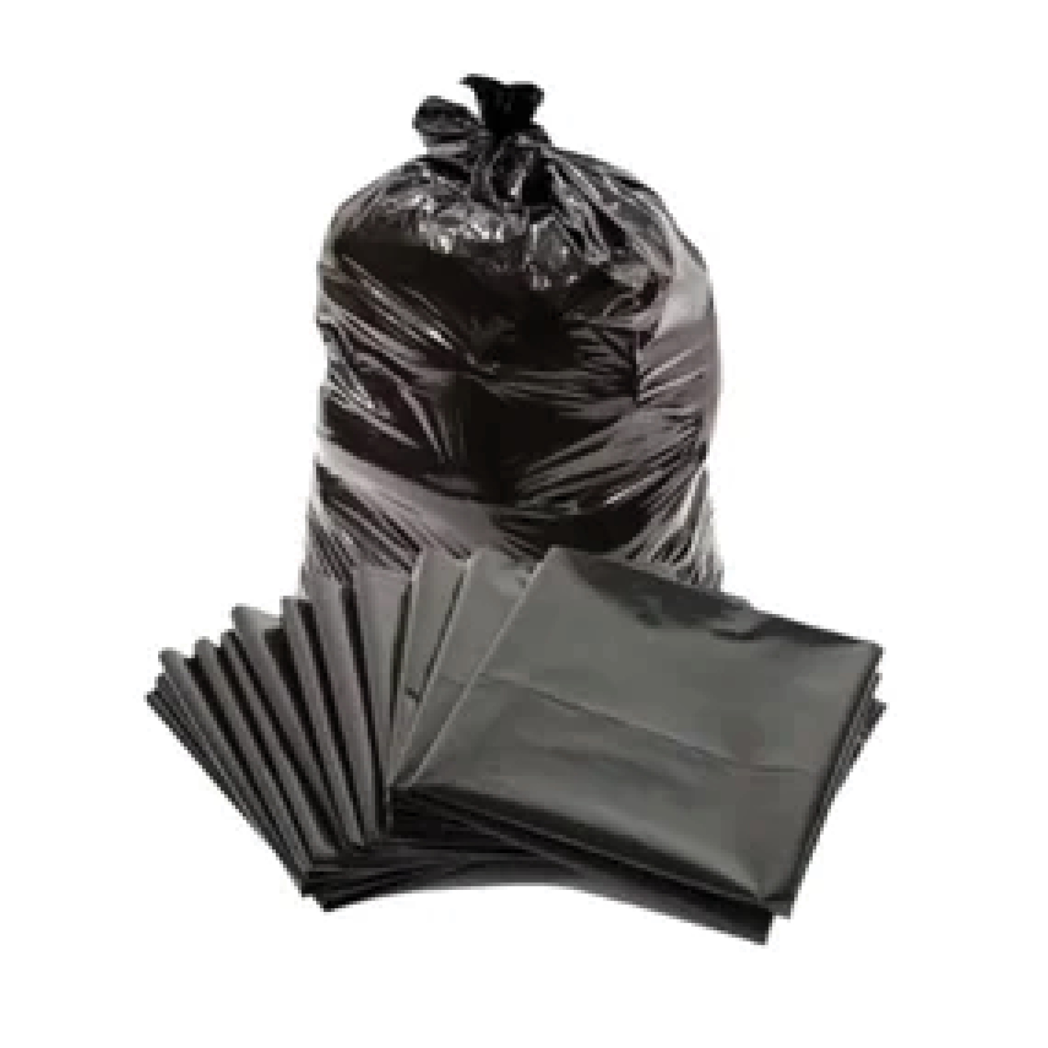 REFUSE BAGS EXTRA HEAVY DUTY BLACK 40 MICRON (20 S)