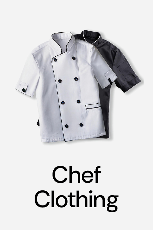 CHEF JKT ROMA GREY/WHITE 1XLARGE (744055)(BC-ROM)