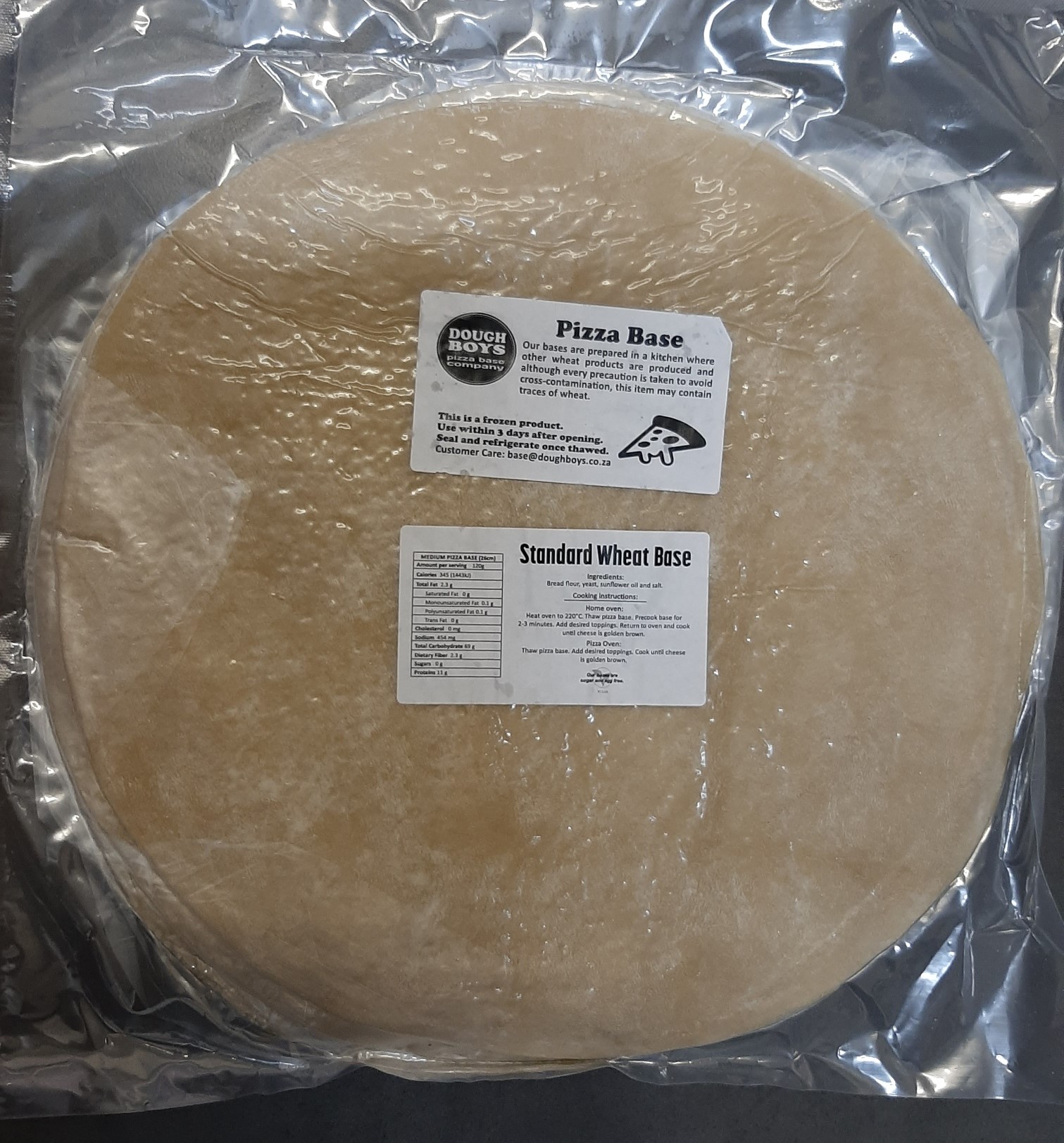 PIZZA BASES 30CM (12 S) STANDARD WHEAT (DOUGH BOYS)