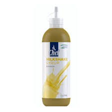 MILKSHAKE SYRUP BANANA 1L CHEF / CRAFT