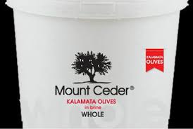 OLIVES CALAMATA WHOLE MOUNT CEDAR 3KG BUCKET