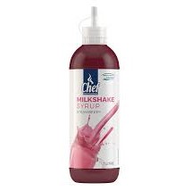 MILKSHAKE SYRUP STRAWBERRY 1L DISTRIFOODS