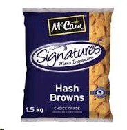 HASH BROWN SIGNATURE MCCAIN (6 X1.5KG) TRIANGLE (6916)