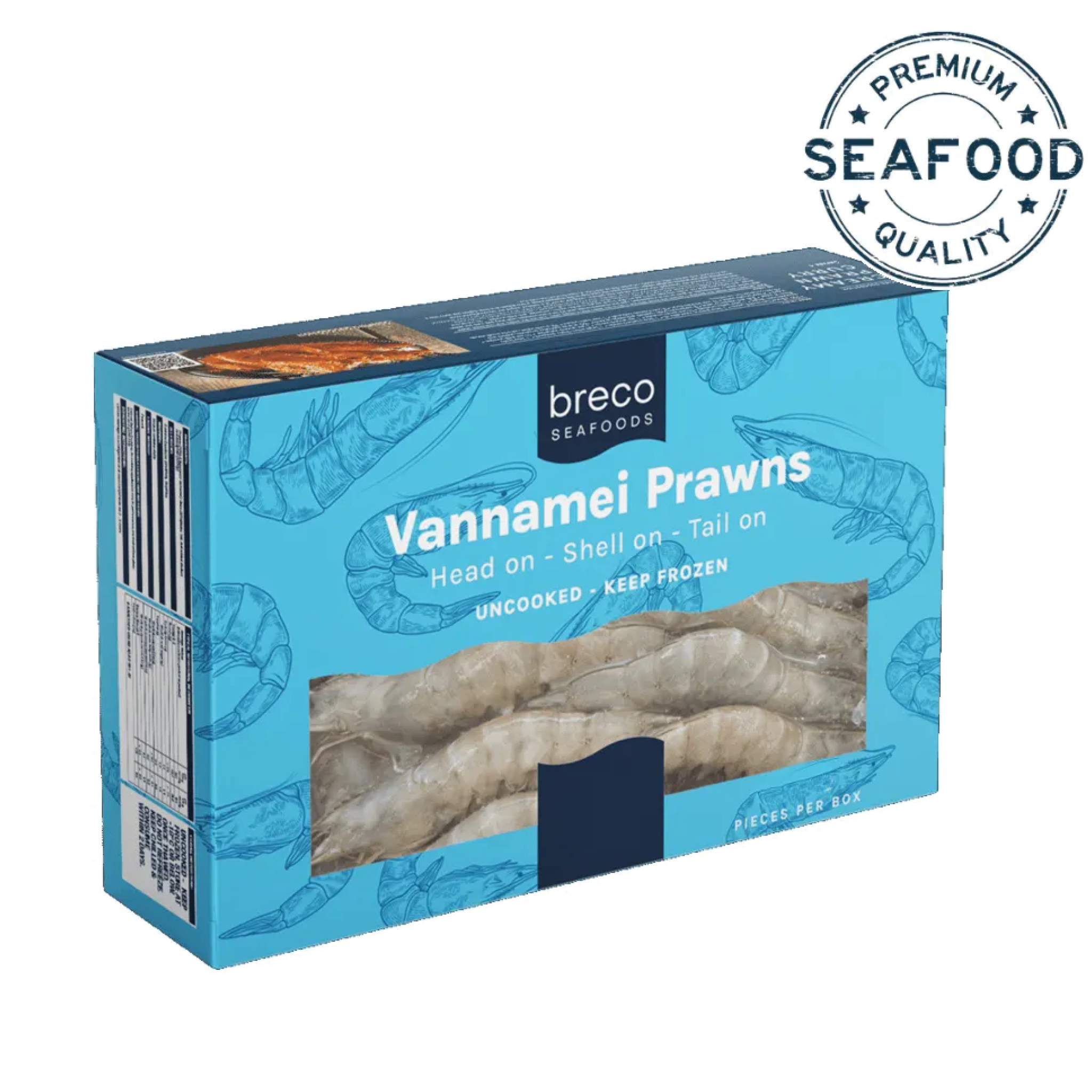 PRAWN WHITE 16/20 800G BOX 