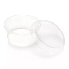 X SQUARED WHITE PROFILE SAUCE DISH C/H 90ML(CC-WH-SD3.1)(24)
