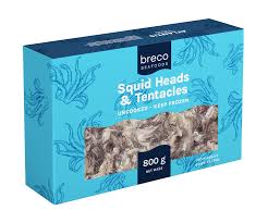 SQUID CALAMARI TENTACLES 800G (HEAD)